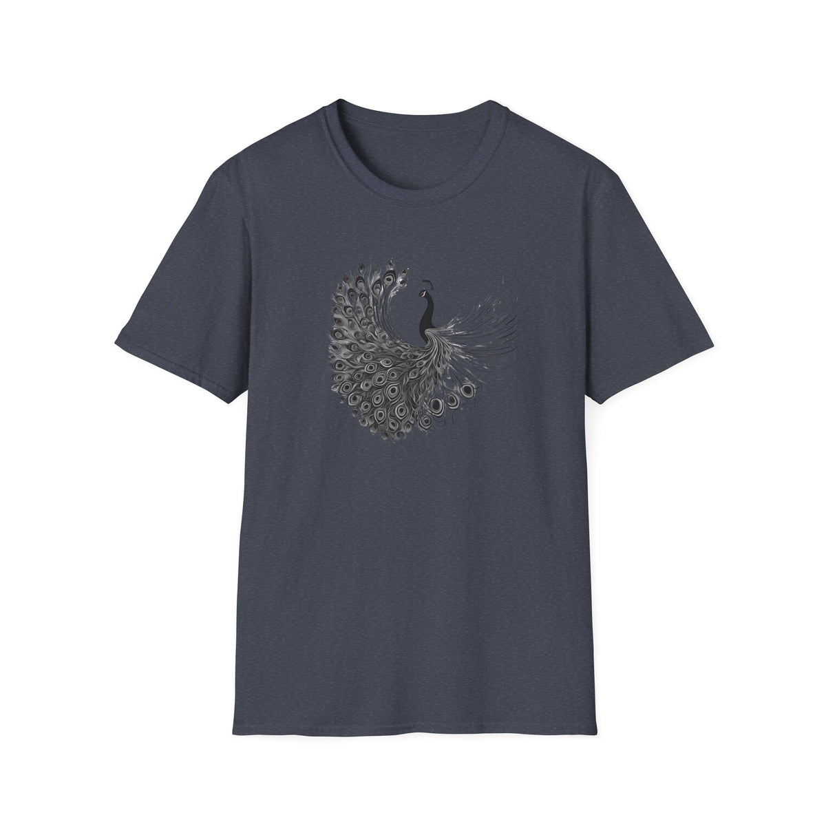 Peacock - Statement graphic - Unisex Softstyle T-Shirt