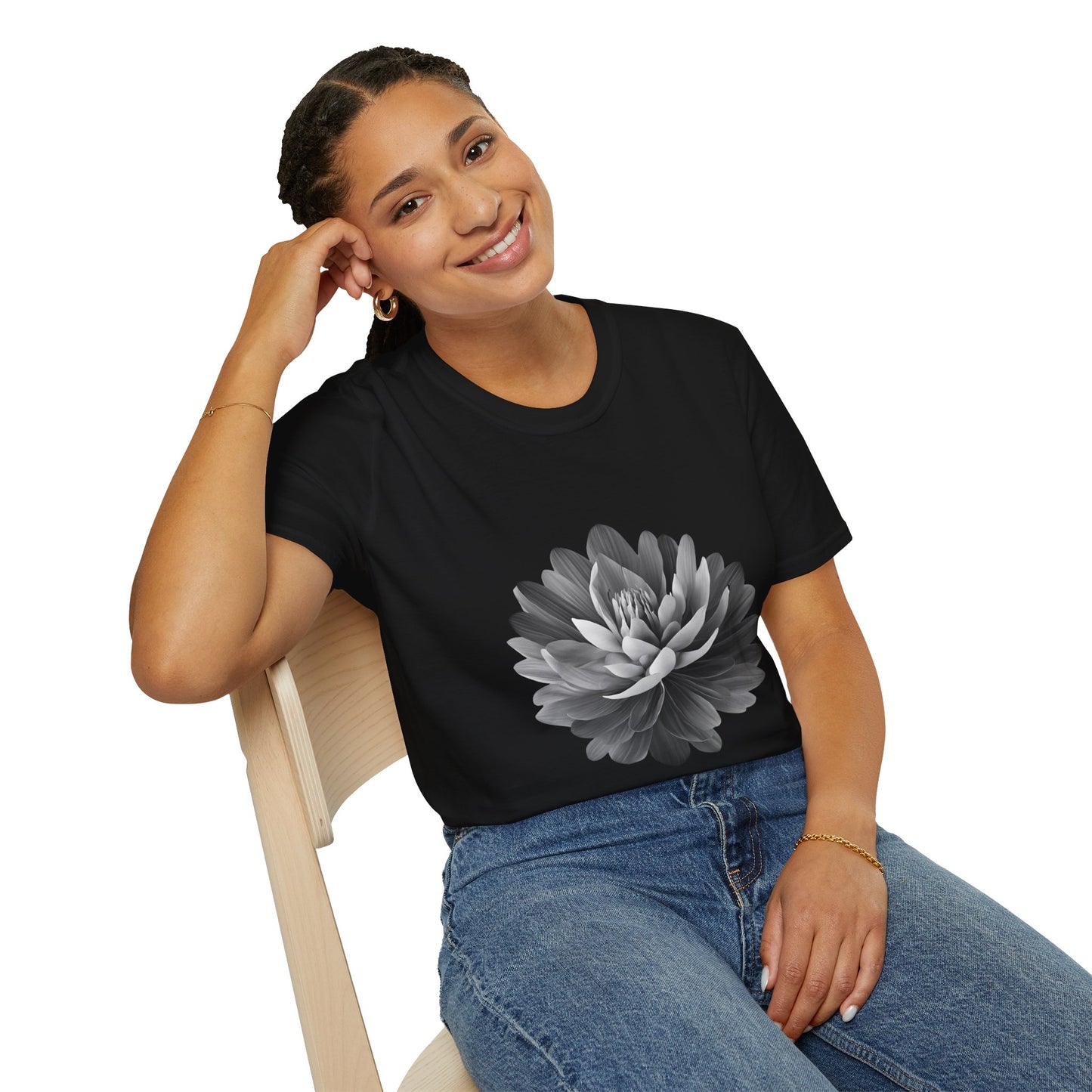 Flower - Statement Graphic - Unisex Softstyle T-Shirt