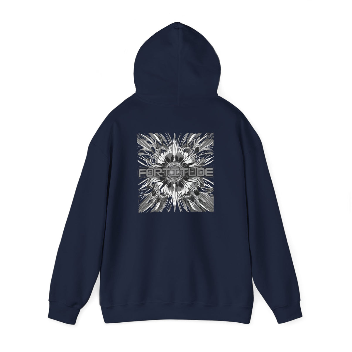 Fortitude (printed on back) - Statement Graphic - Unisex Heavy Blend™ Hooded Sweatshirt