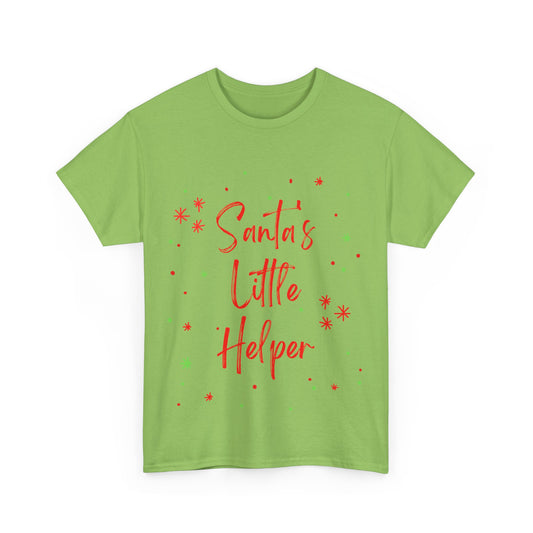 Santa's little helper Christmas - Unisex Heavy Cotton Tee