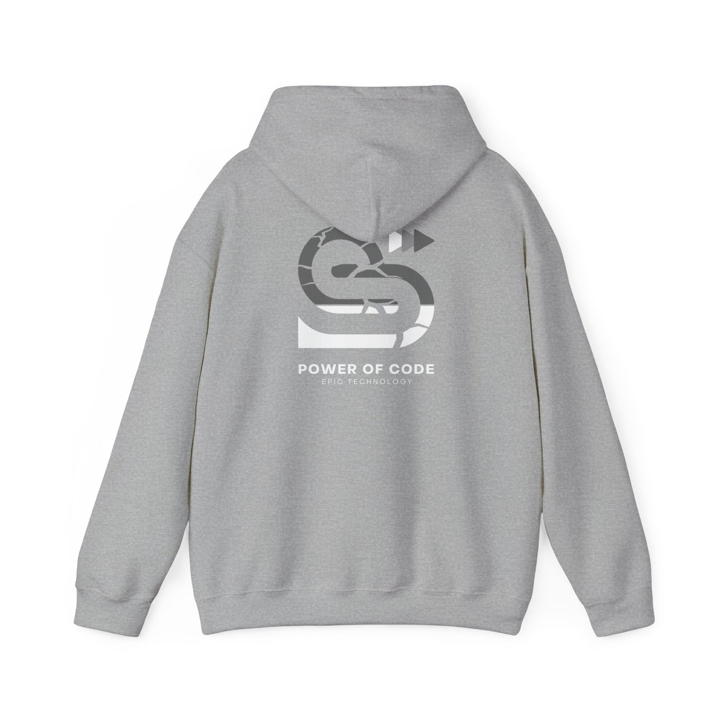 Power of Code (printed on back) - Unisex Heavy Blend™ Hooded Sweatshirt