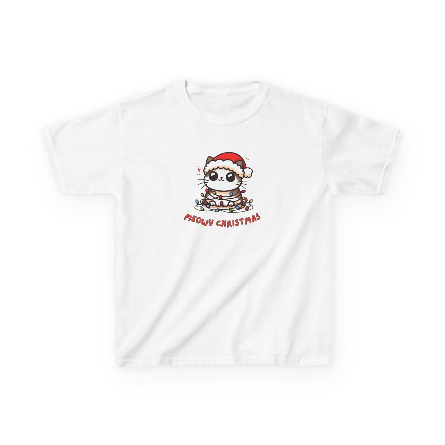 Meowy Christmas - Youth / Kids Heavy Cotton™ Tee