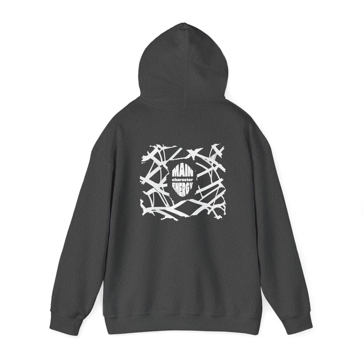 Main Character Energy (printed on back) - Modern Vibes - Unisex Heavy Blend™ Hooded Sweatshirt