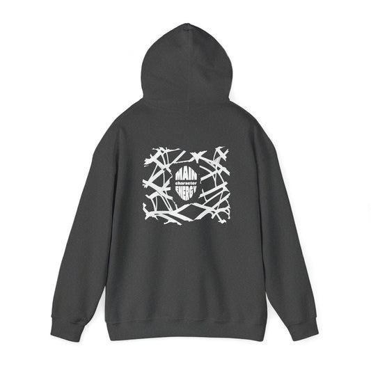 Main Character Energy (printed on back) - Modern Vibes - Unisex Heavy Blend™ Hooded Sweatshirt