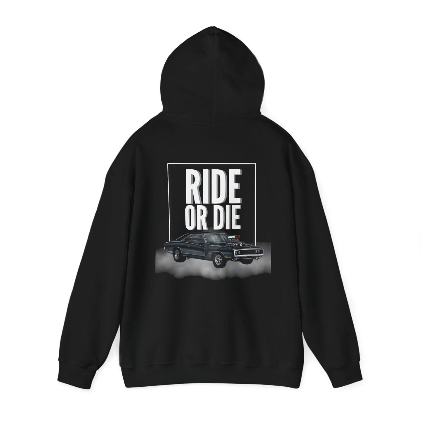 Ride or Die (printed on back) - Modern Vibes - Unisex Heavy Blend™ Hooded Sweatshirt