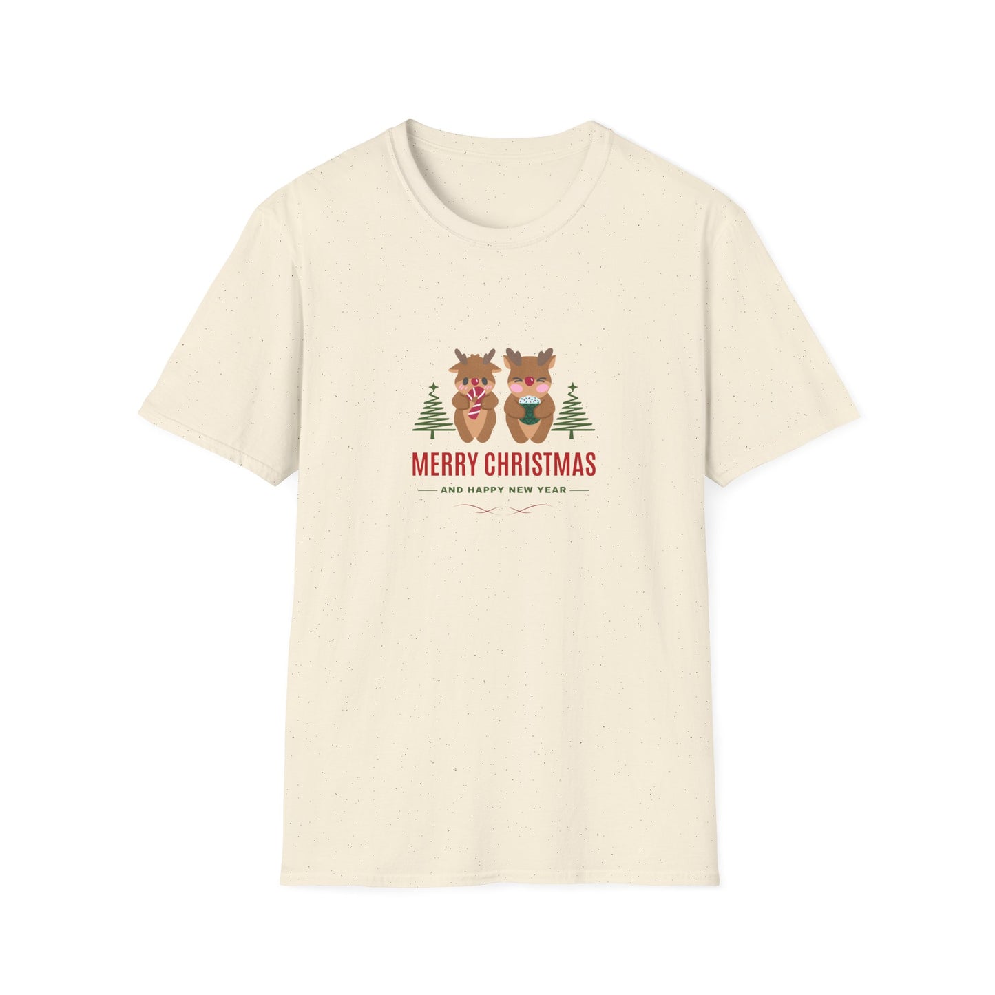 Reindeer Christmas - Unisex Softstyle T-Shirt