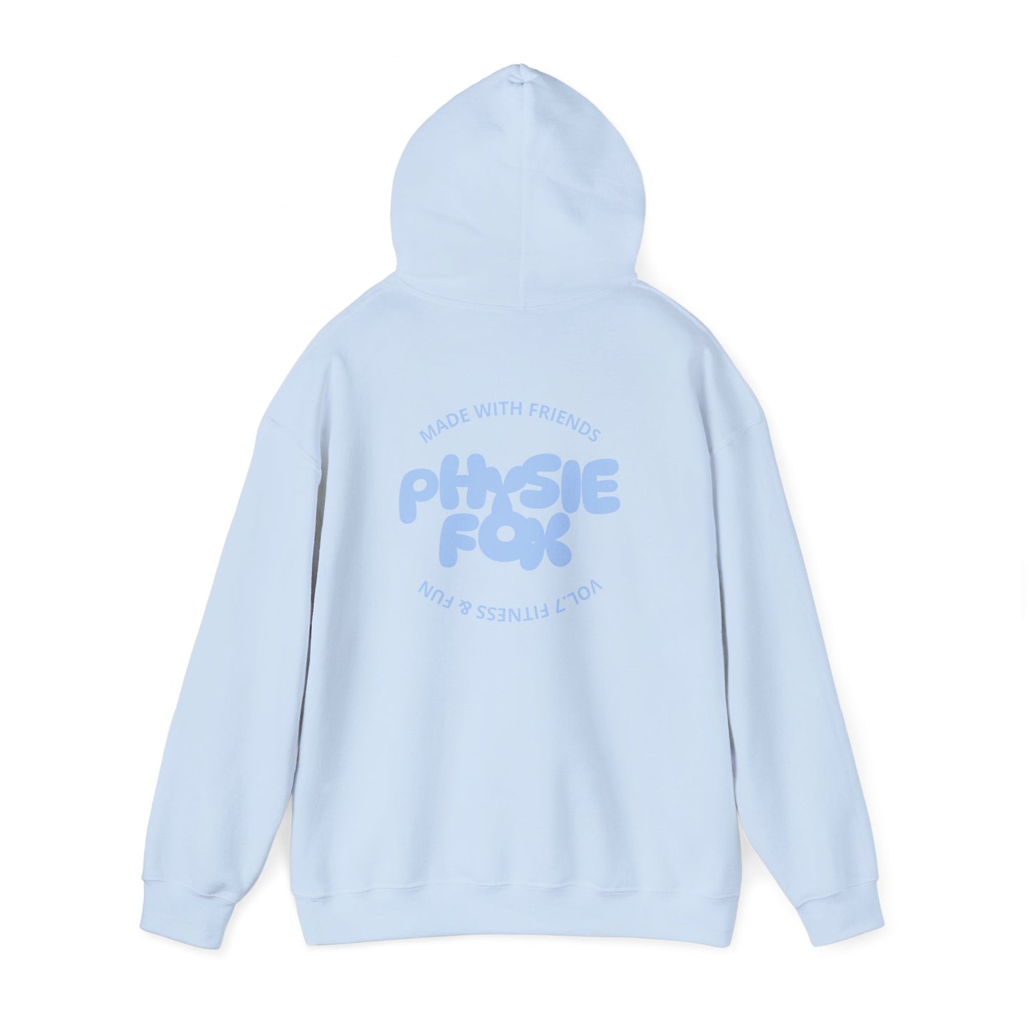 Physie Fox (printed on back) - Unisex Heavy Blend™ Hooded Sweatshirt