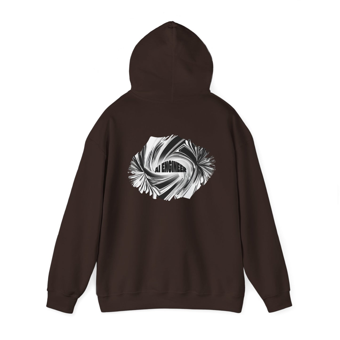 AI Engineer (printed on back) - Modern Vibes - Unisex Heavy Blend™ Hooded Sweatshirt