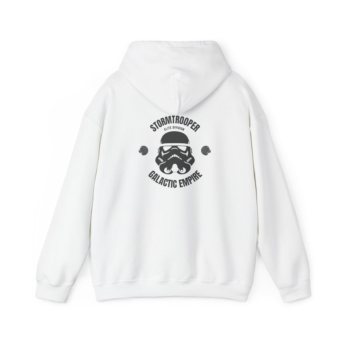Storm Trooper (printed on back) - Modern vibes - Unisex Heavy Blend™ Hooded Sweatshirt