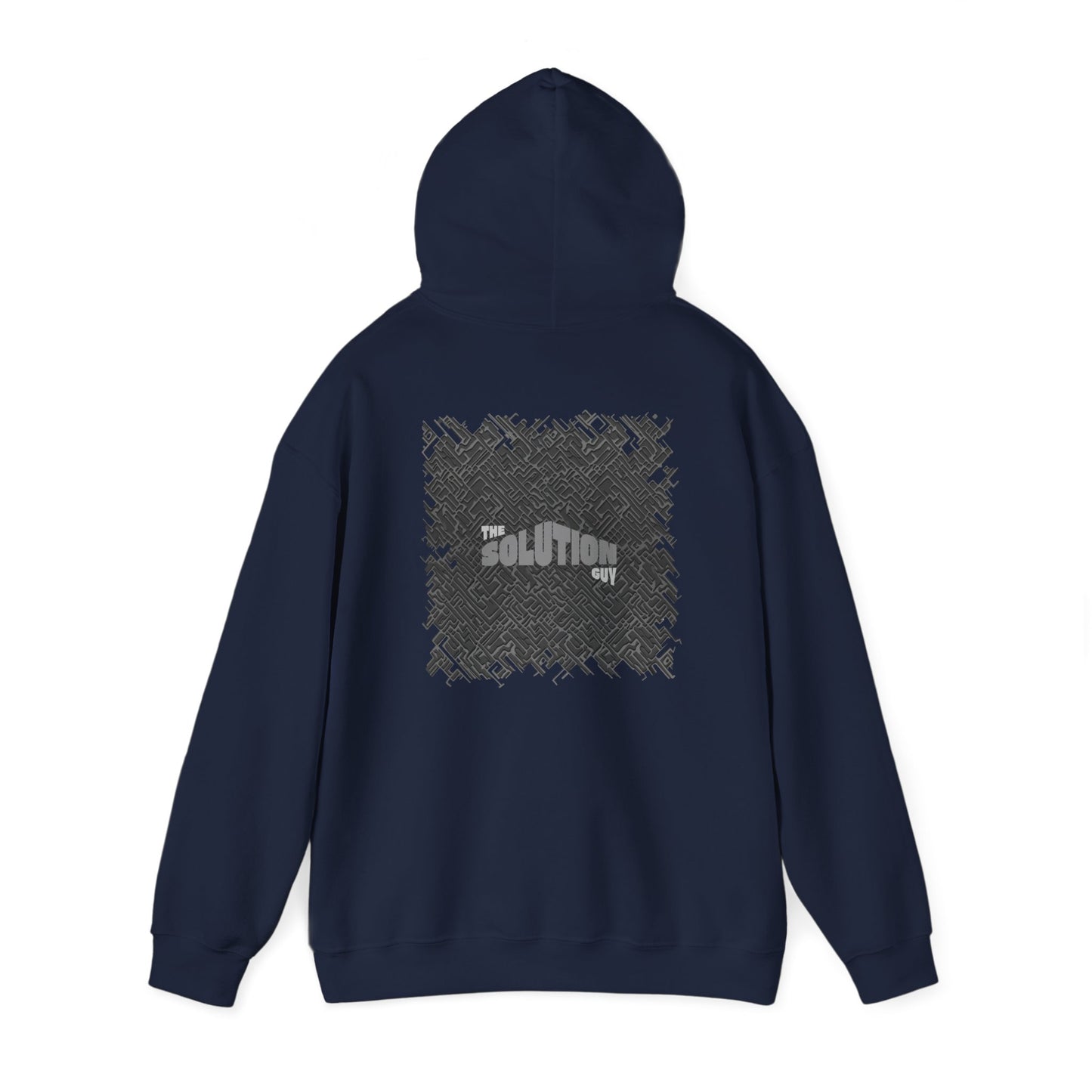 The Solution Guy (printed on back) - Modern Vibes - Unisex Heavy Blend™ Hooded Sweatshirt