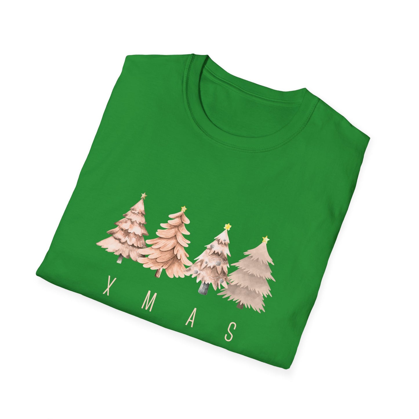 XMAS trees (Neutral) - Unisex Softstyle T-Shirt