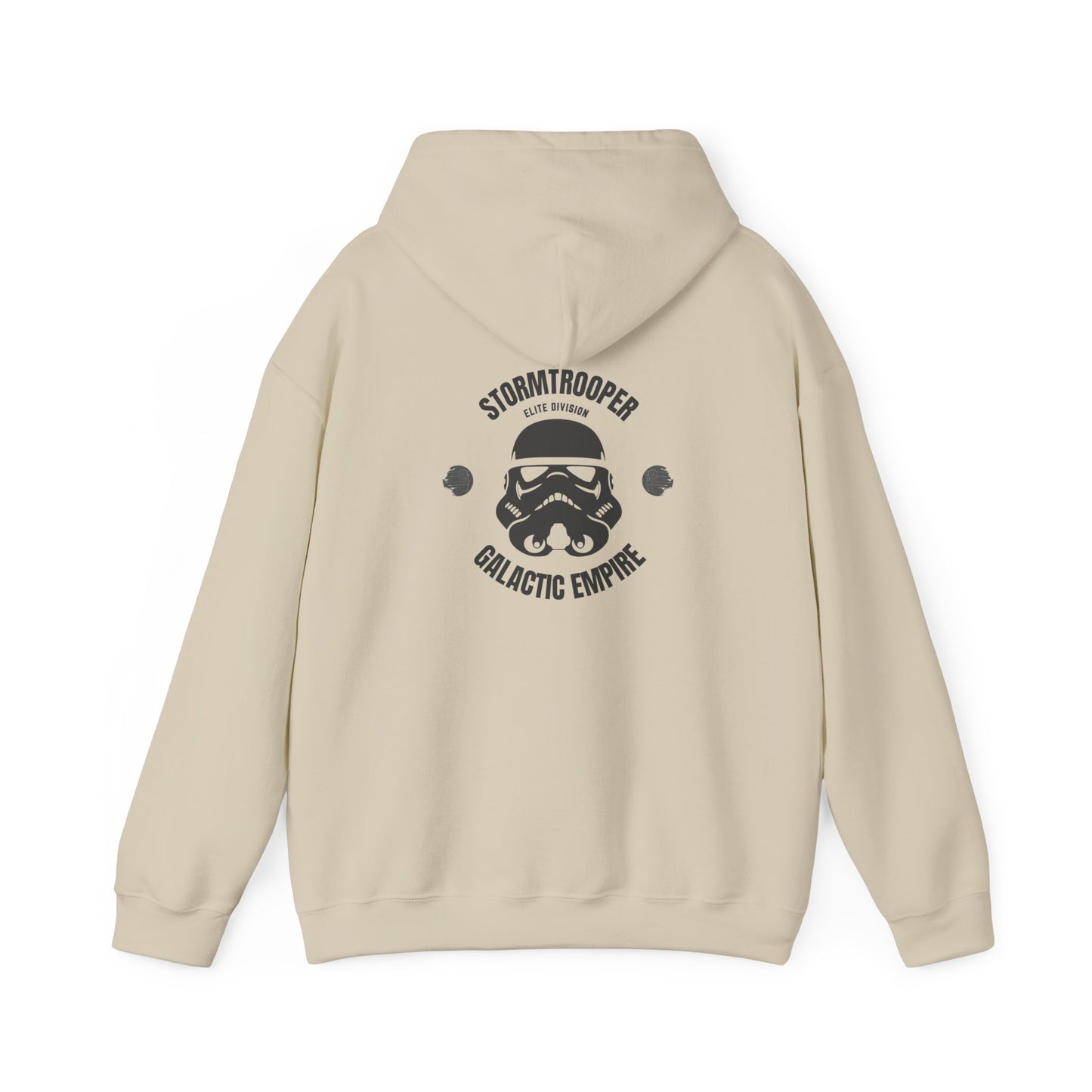 Storm Trooper (printed on back) - Modern vibes - Unisex Heavy Blend™ Hooded Sweatshirt