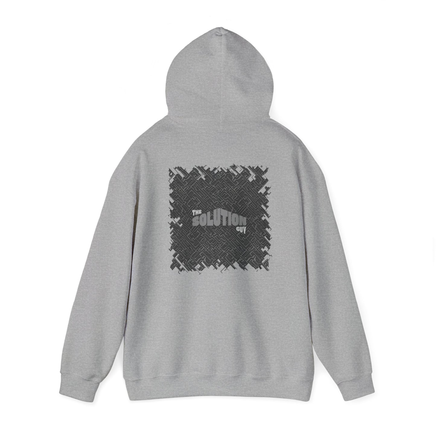 The Solution Guy (printed on back) - Modern Vibes - Unisex Heavy Blend™ Hooded Sweatshirt