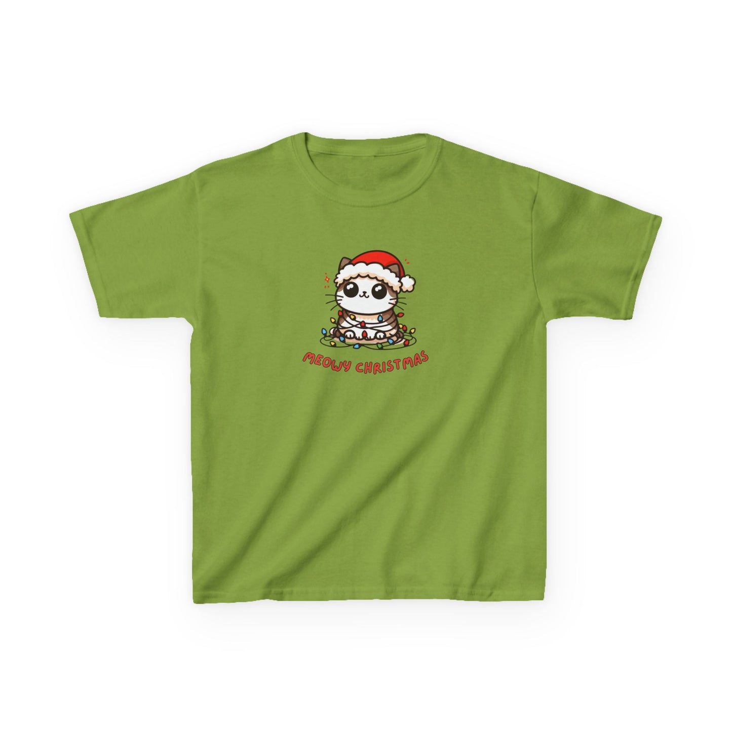 Meowy Christmas - Youth / Kids Heavy Cotton™ Tee