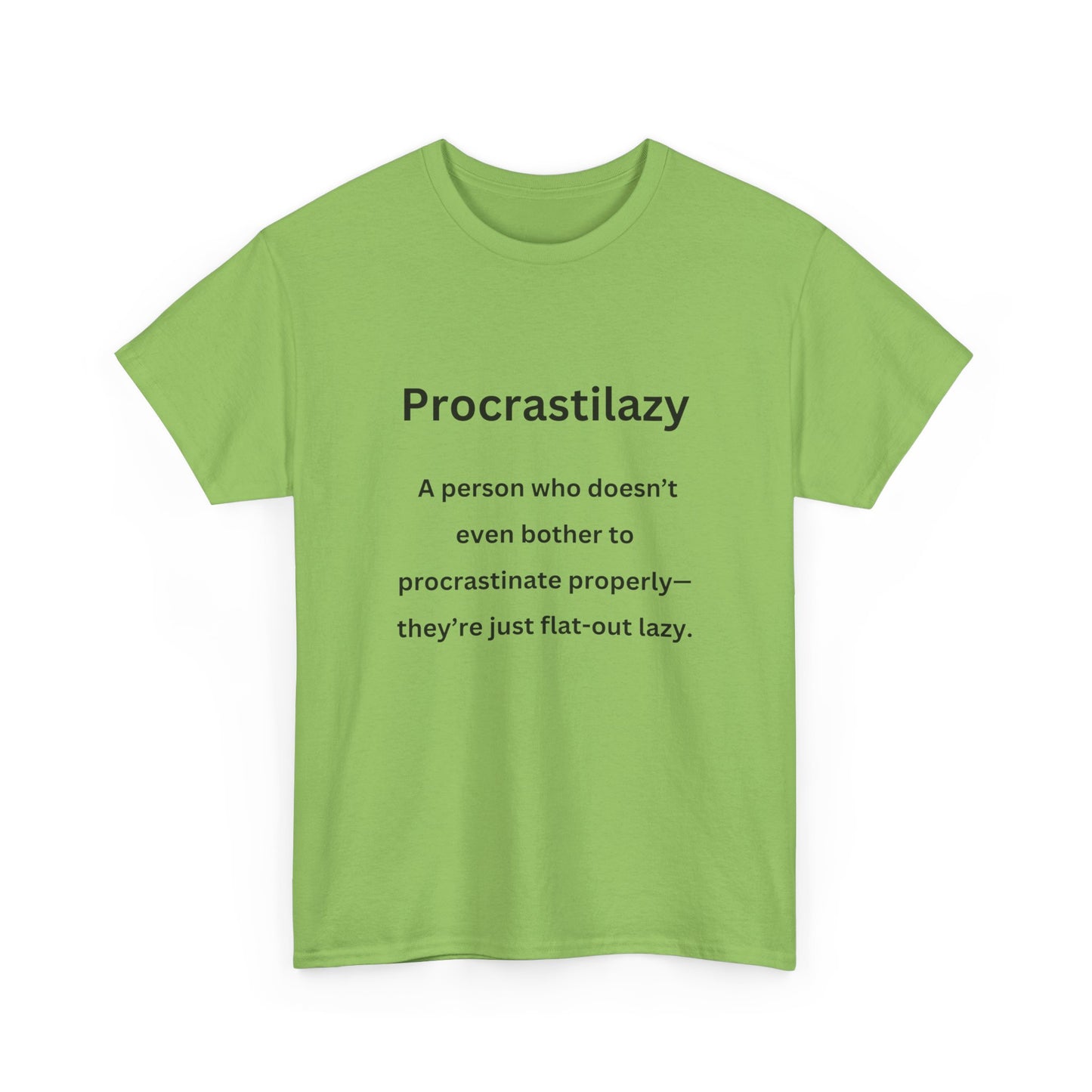 Procrastilazy - Urban Words - Unisex Heavy Cotton Tee