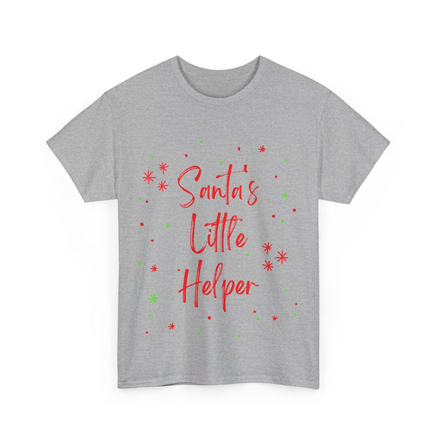 Santa's little helper Christmas - Unisex Heavy Cotton Tee