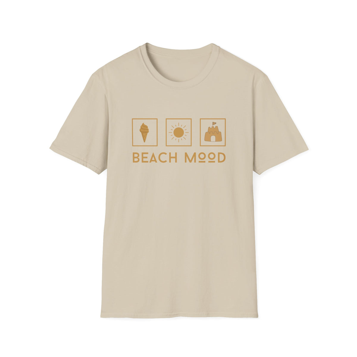 Beach Mood (sand) - Statement graphic - Unisex Softstyle T-Shirt