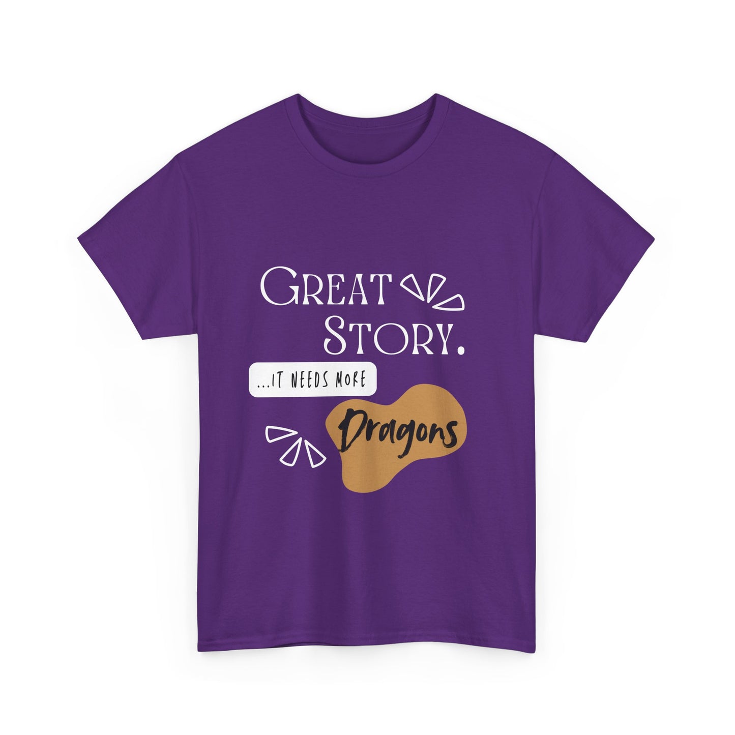 Great Story - Needs Dragons - Unisex Heavy Cotton Tee