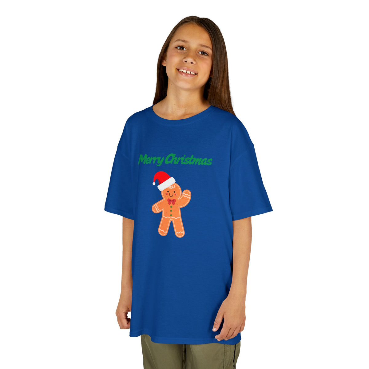 Gingerbread Man Christmas - Youth / Kids Heavy Cotton™ Tee