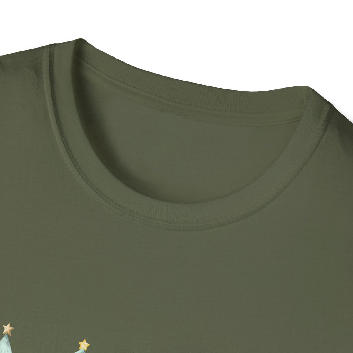 XMAS trees (green) - Unisex Softstyle T-Shirt