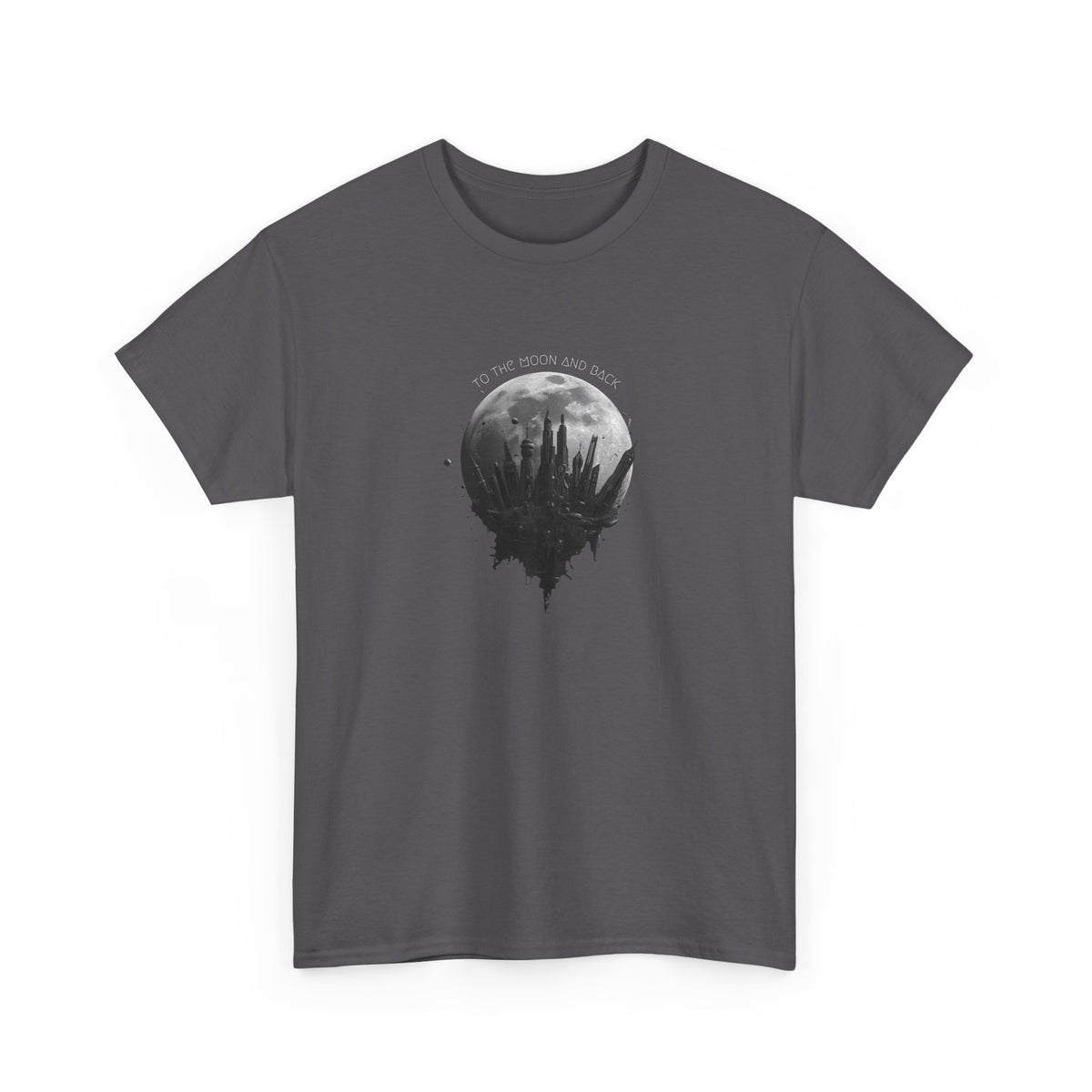 To the Moon and Back- Unisex Heavy Cotton Tee