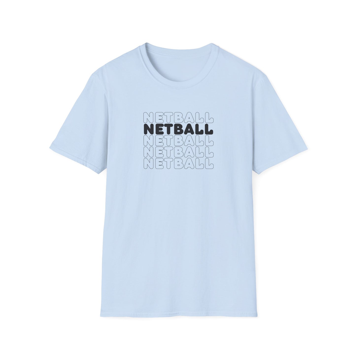 Netball x 5 - Unisex Softstyle T-Shirt