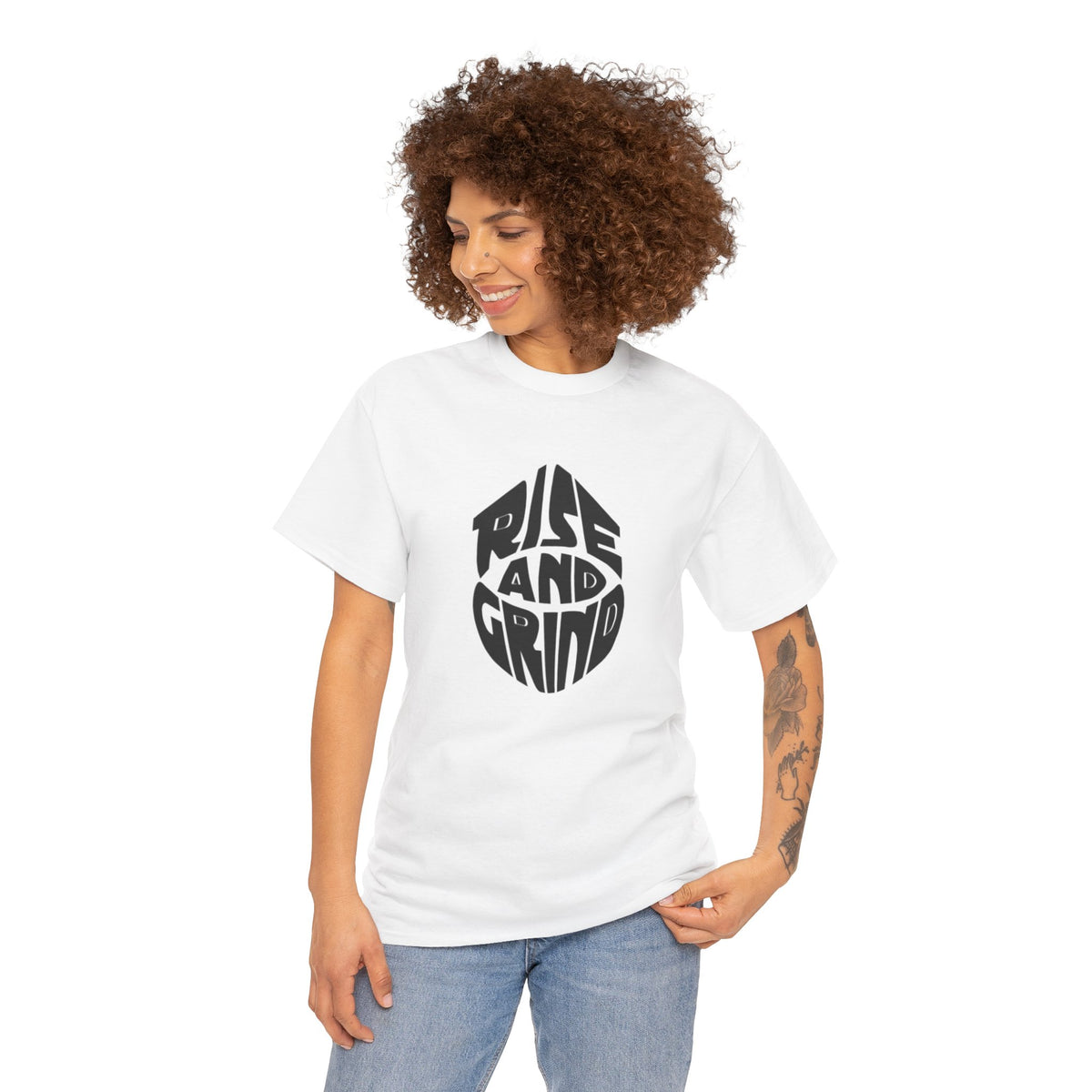 Rise and Grind - Unisex Heavy Cotton Tee