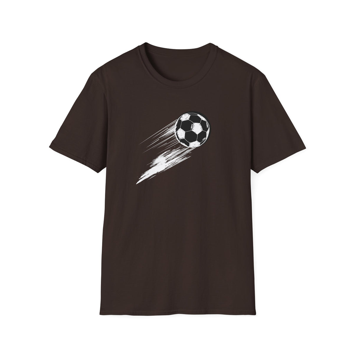 Soccerball Swoosh - Unisex Softstyle T-Shirt