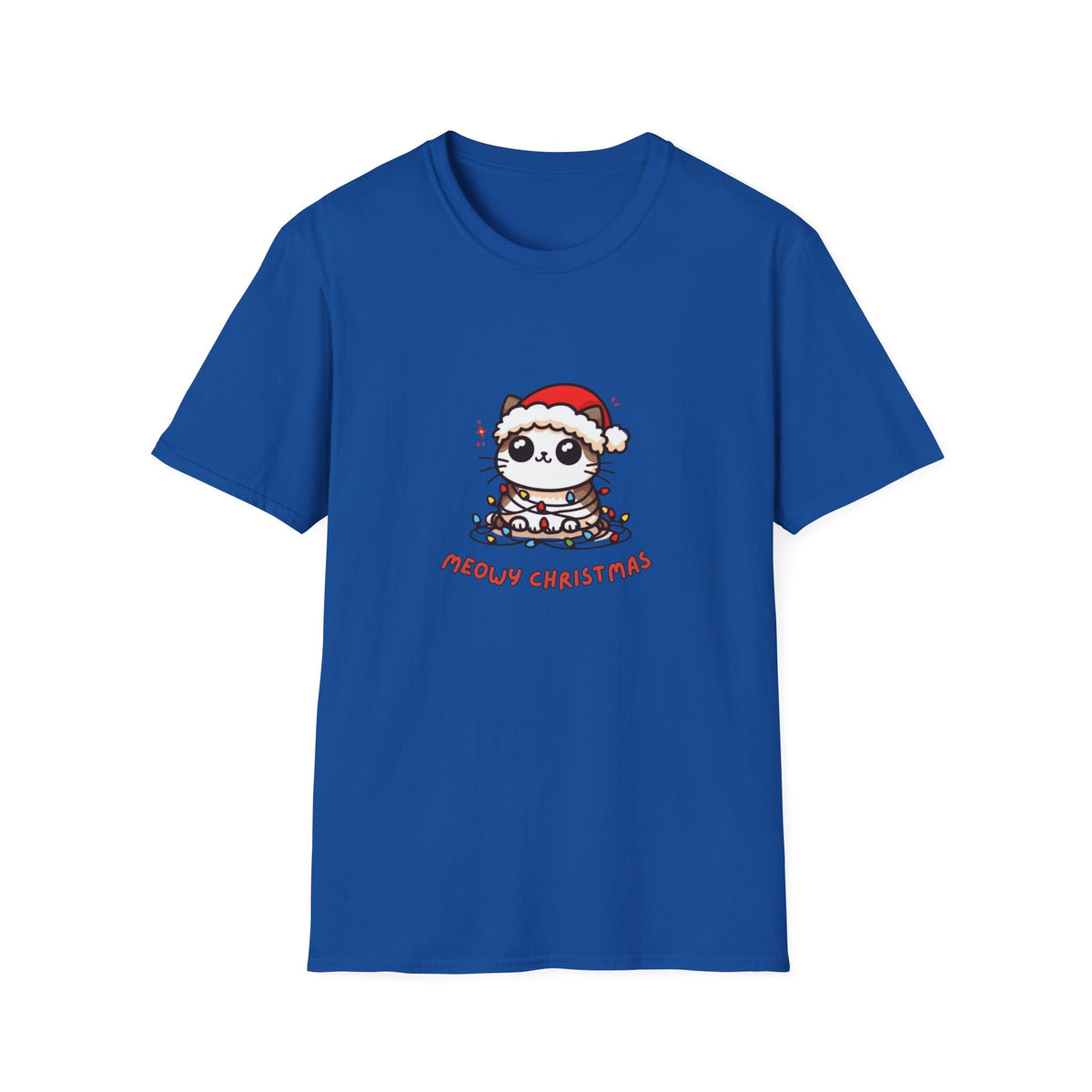 Meowy Christmas - Unisex Softstyle T-Shirt