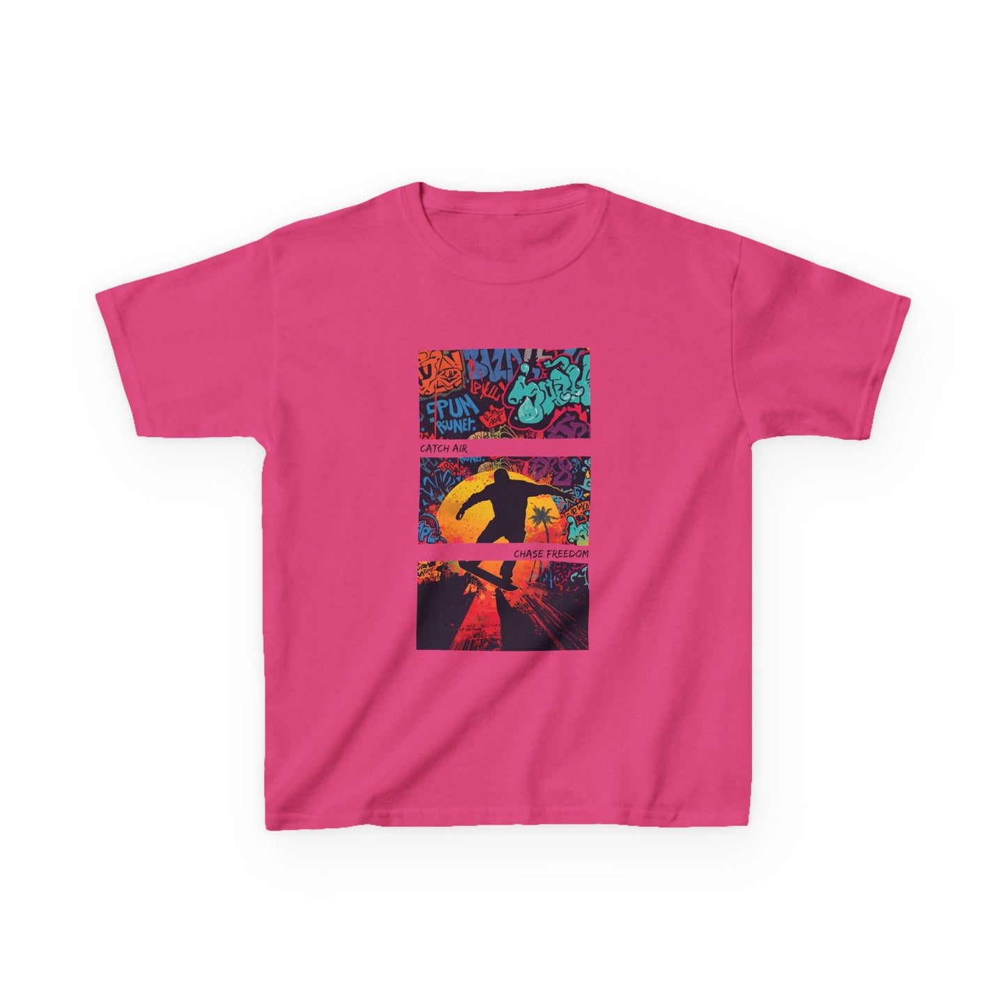 Catch Air, Chase Freedom - Youth / Kids Heavy Cotton™ Tee