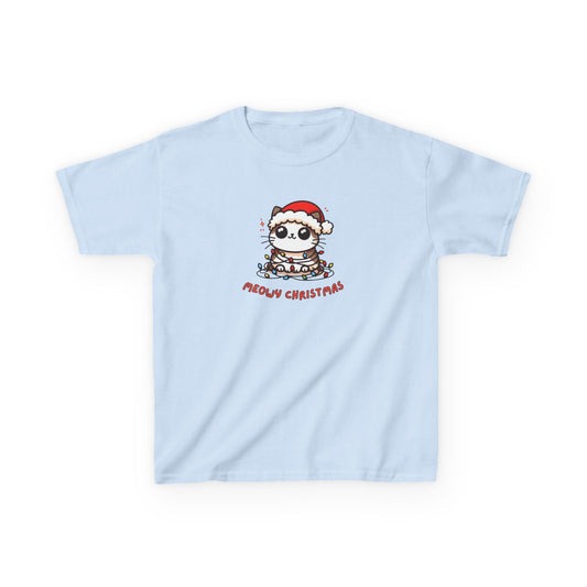 Meowy Christmas - Youth / Kids Heavy Cotton™ Tee