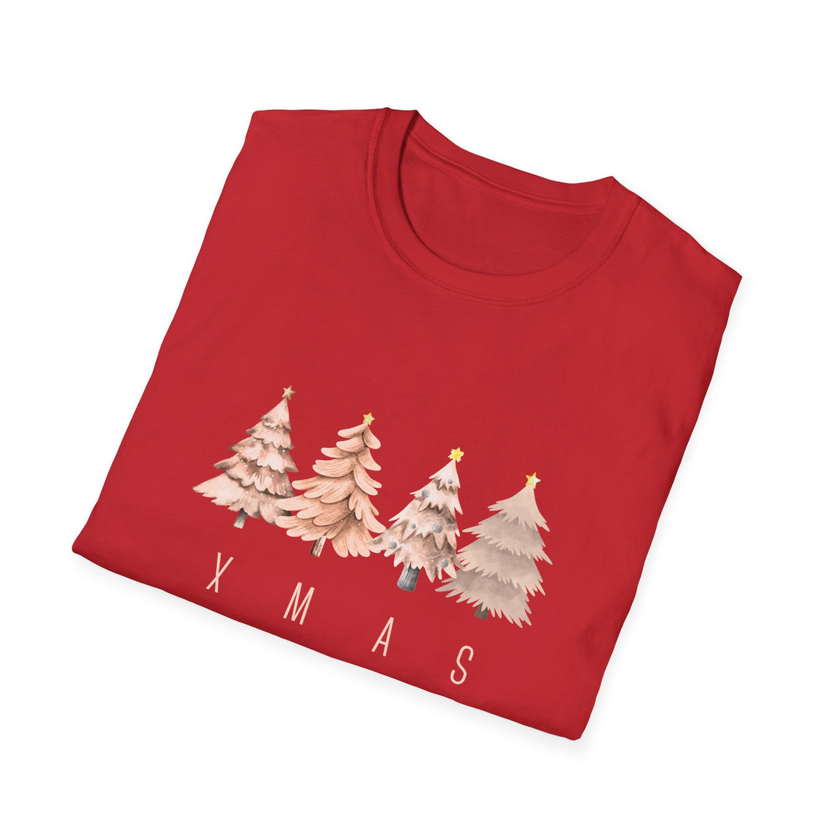 XMAS trees (Neutral) - Unisex Softstyle T-Shirt