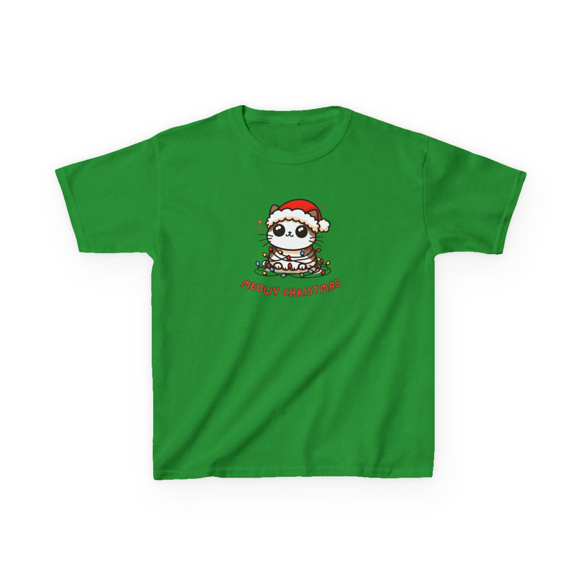 Meowy Christmas - Youth / Kids Heavy Cotton™ Tee