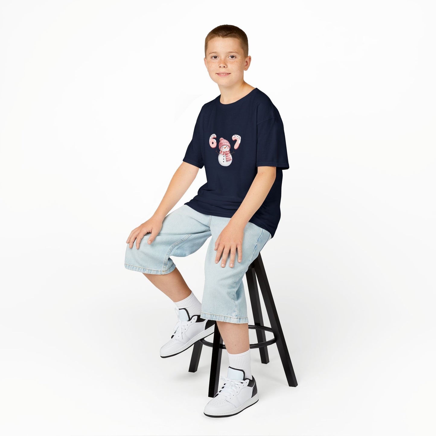 Snowman 6-7 - Youth/Kids Heavy Cotton Tee