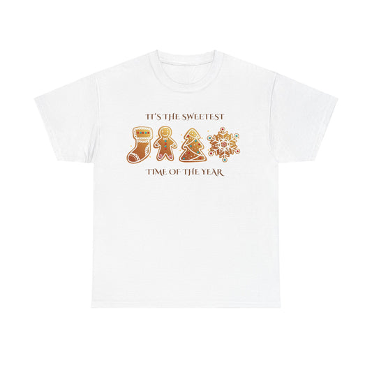 Sweetest Time of the Year - Christmas - Unisex Heavy Cotton Tee