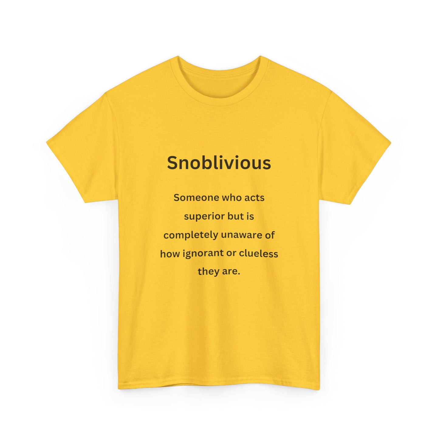 Snoblivious - Urban Words - Unisex Heavy Cotton Tee