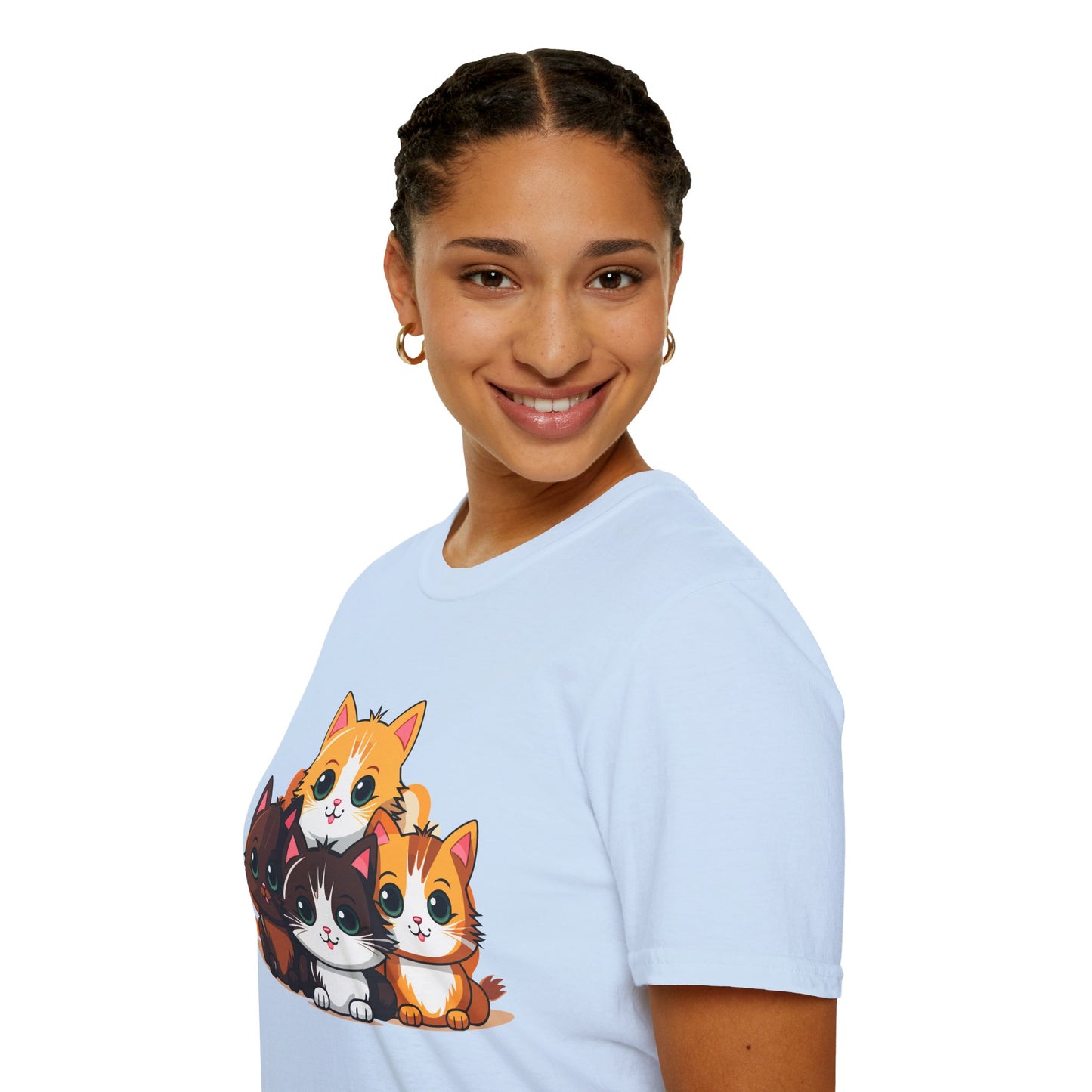 Cute cats - Unisex Softstyle T-Shirt