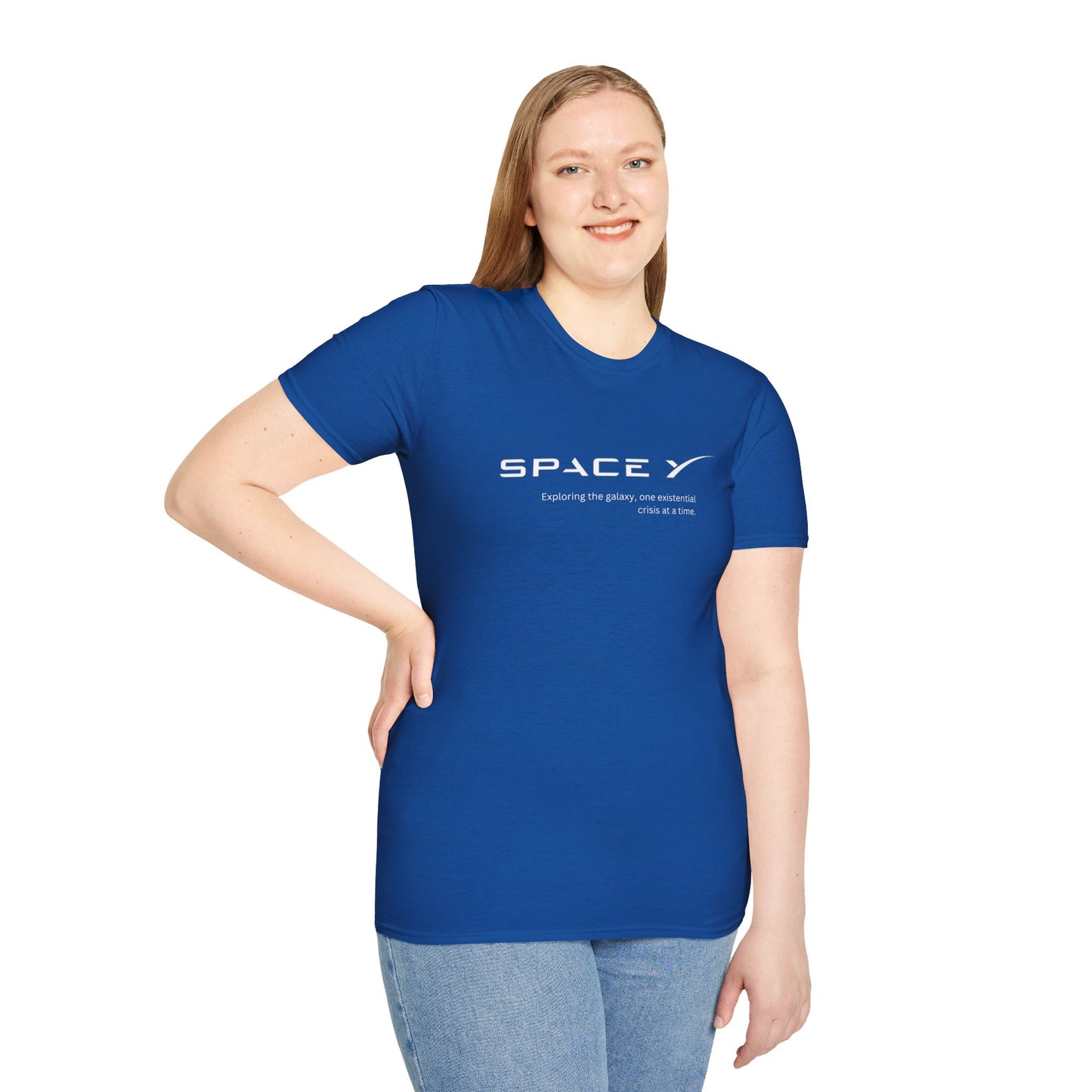 Space Y - Existential Crisis - Unisex Softstyle T-Shirt