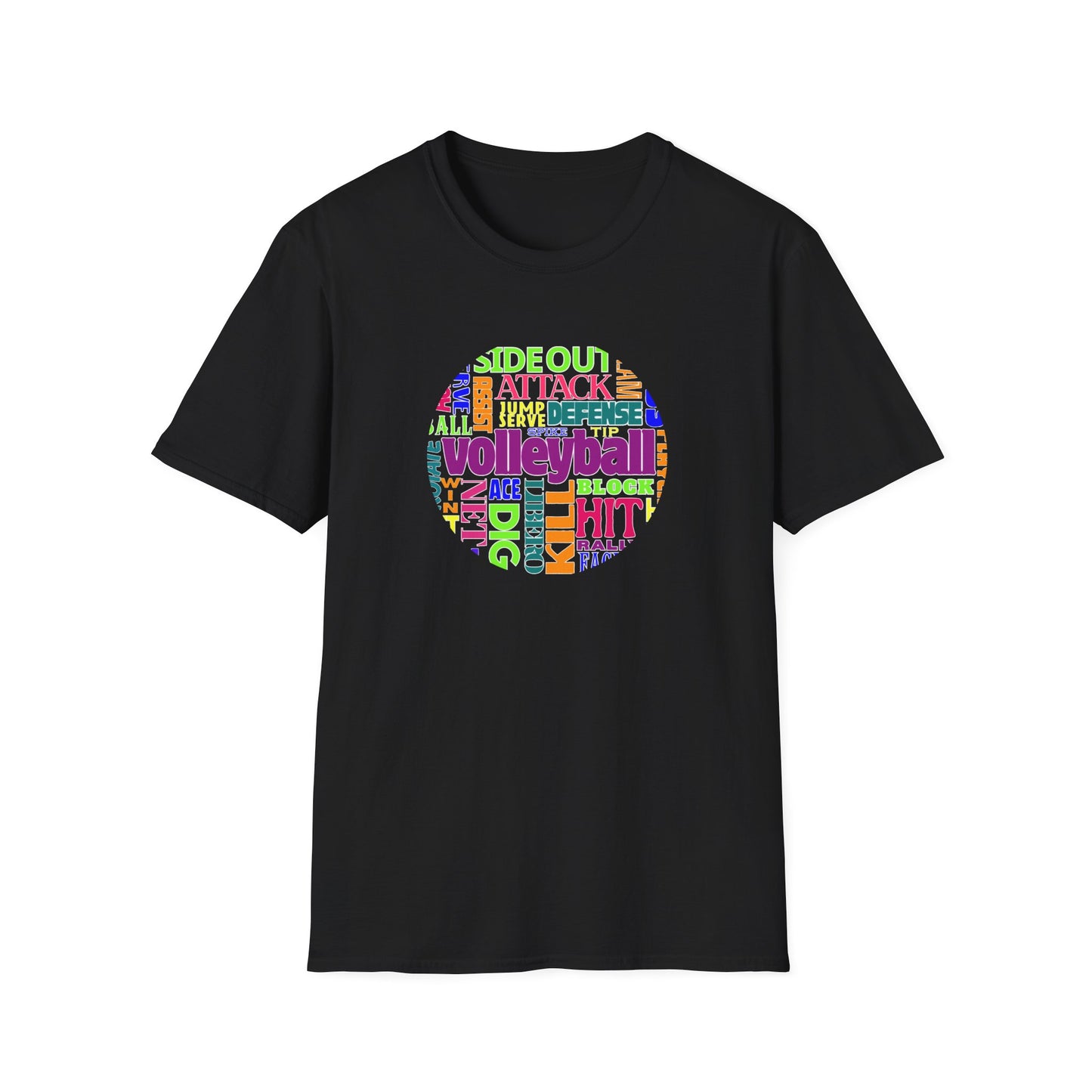 Volleyball Side out - Unisex Softstyle T-Shirt