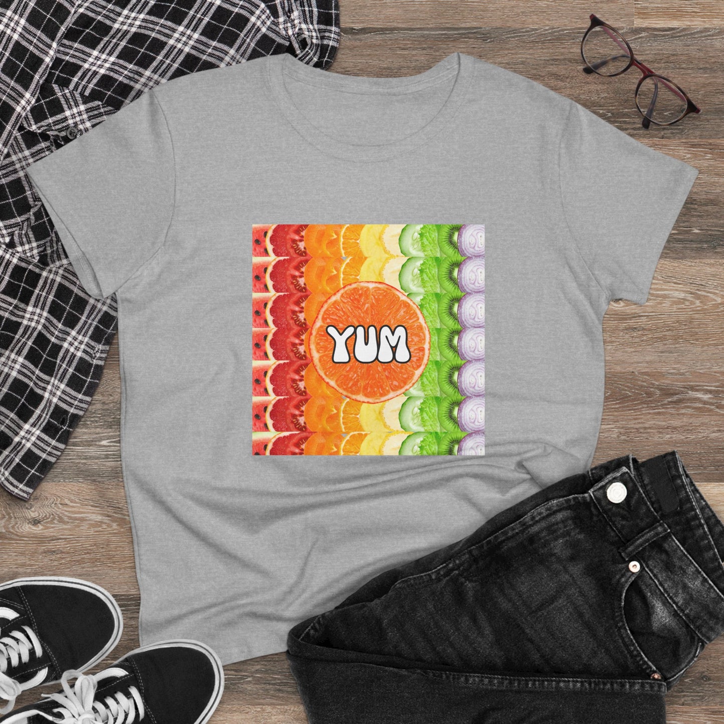 Yum! - Women's Midweight Cotton Tee