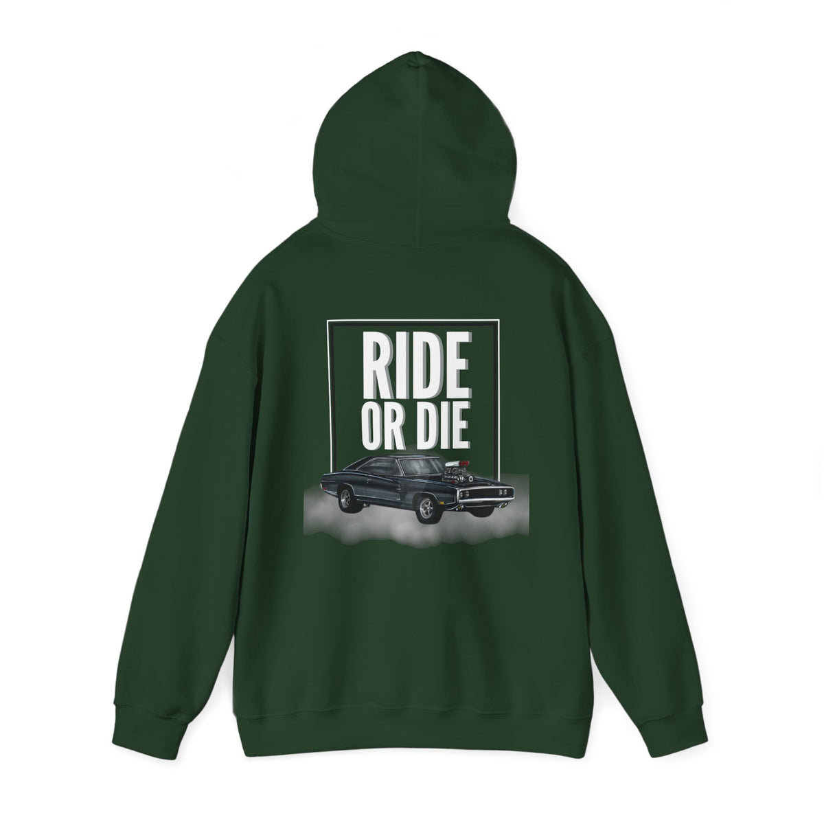 Ride or Die (printed on back) - Modern Vibes - Unisex Heavy Blend™ Hooded Sweatshirt