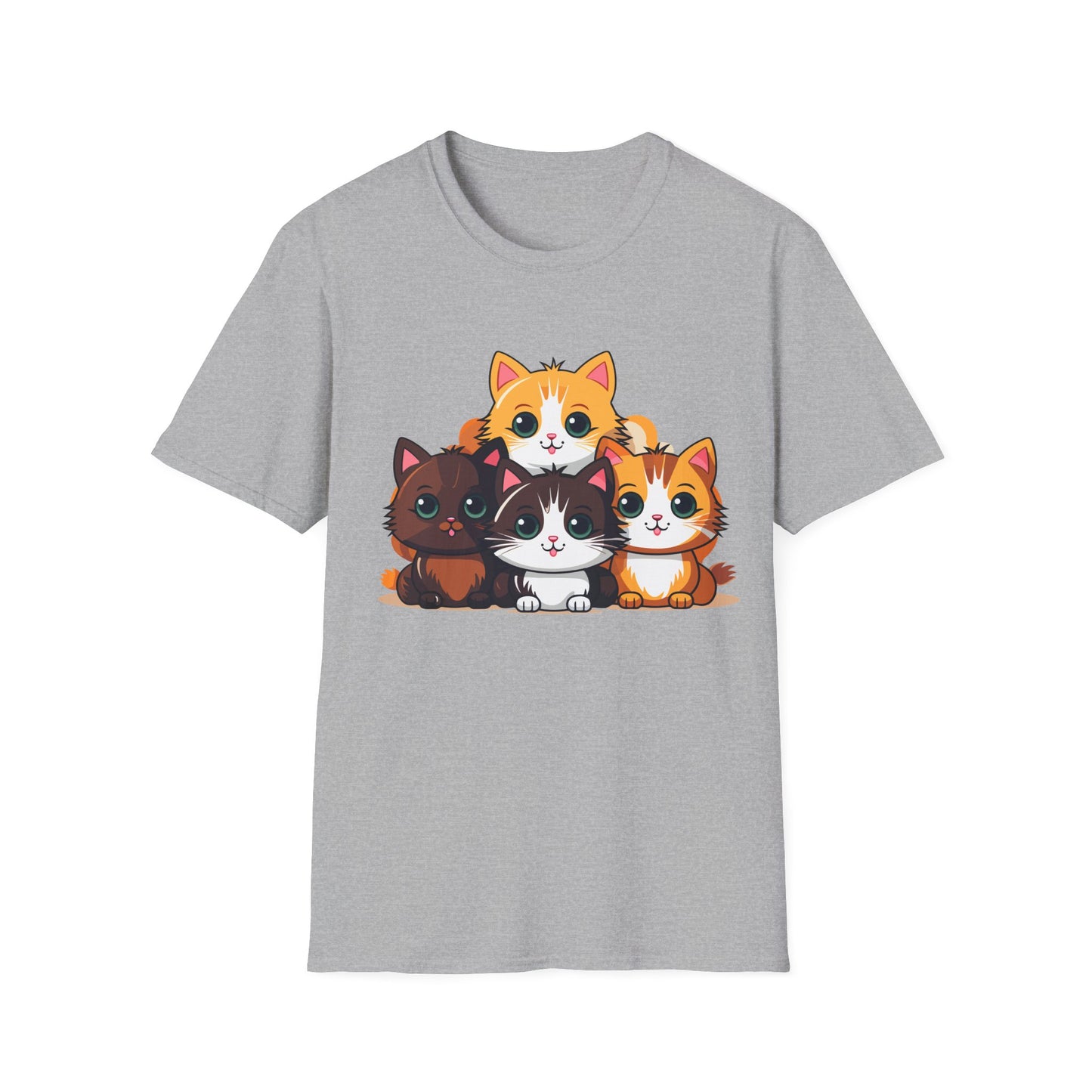 Cute cats - Unisex Softstyle T-Shirt