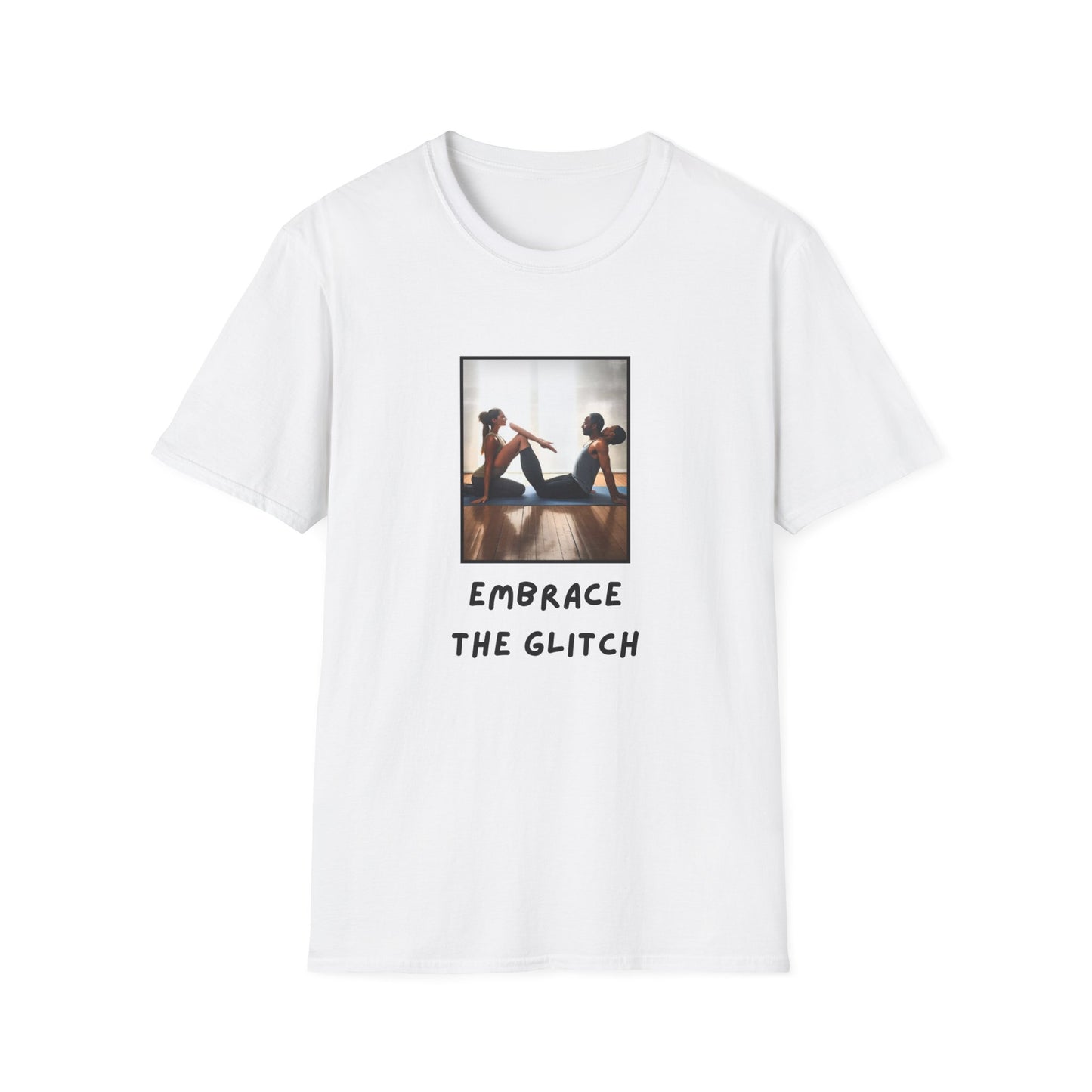 GenAI: Embrace the Glitch - Funny - Unisex Softstyle T-Shirt