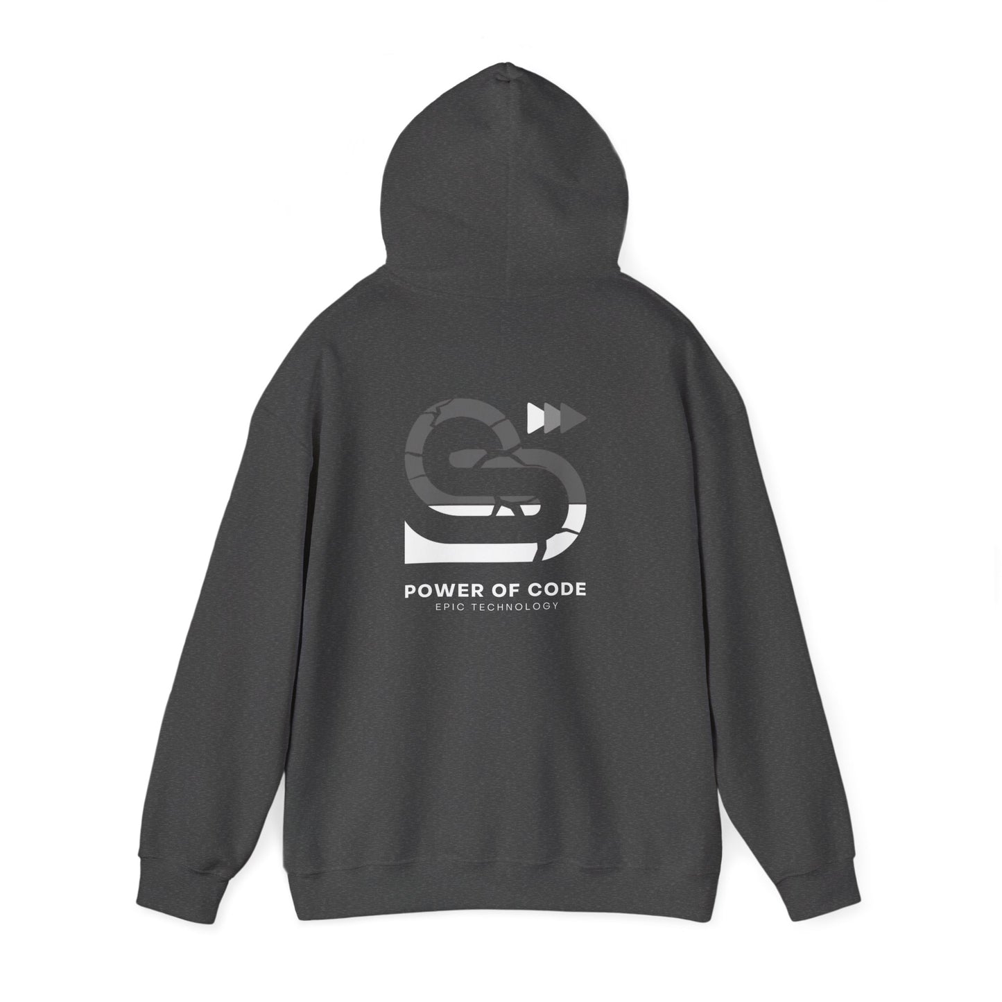 Power of Code (printed on back) - Unisex Heavy Blend™ Hooded Sweatshirt