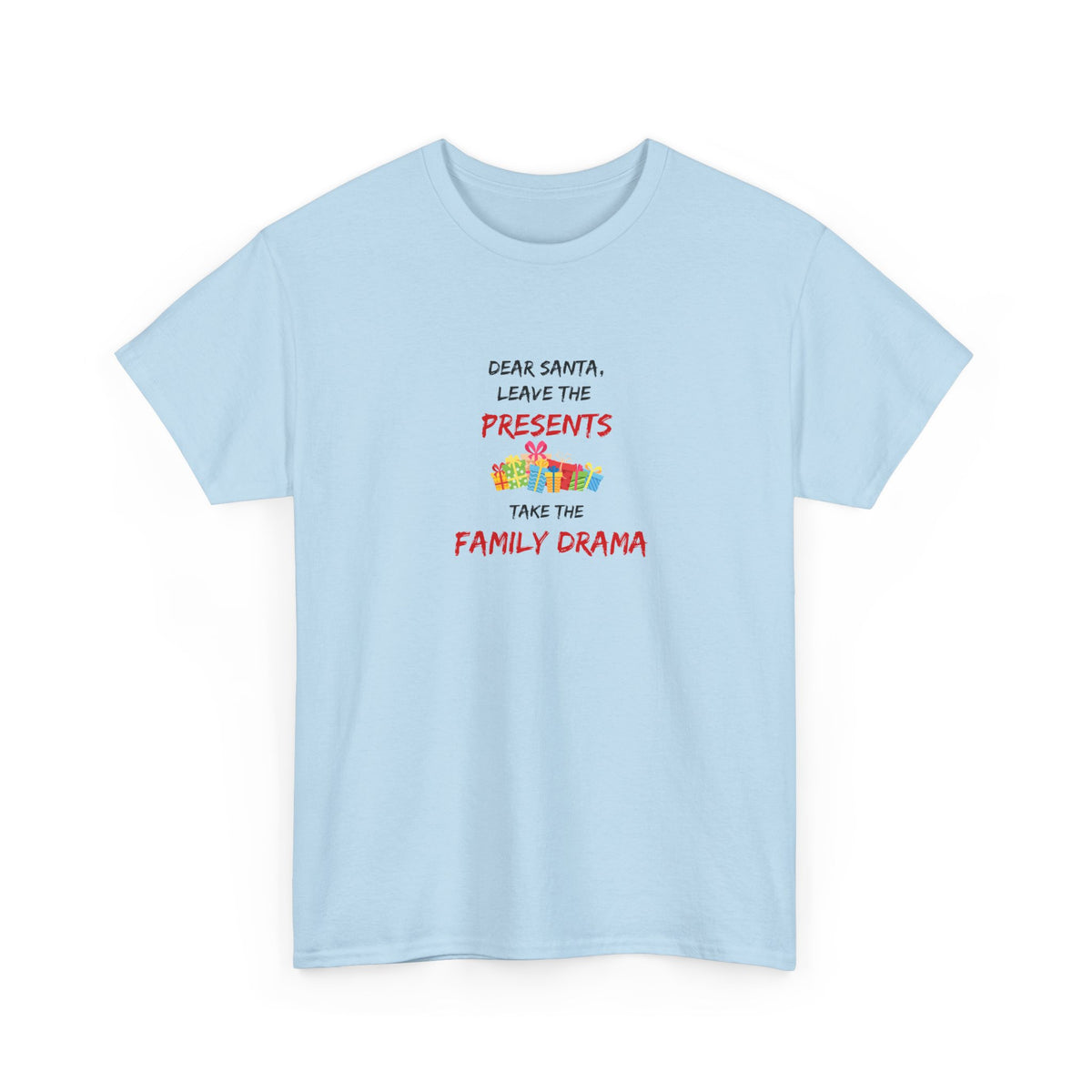 Family Drama - Christmas - Unisex Heavy Cotton Tee