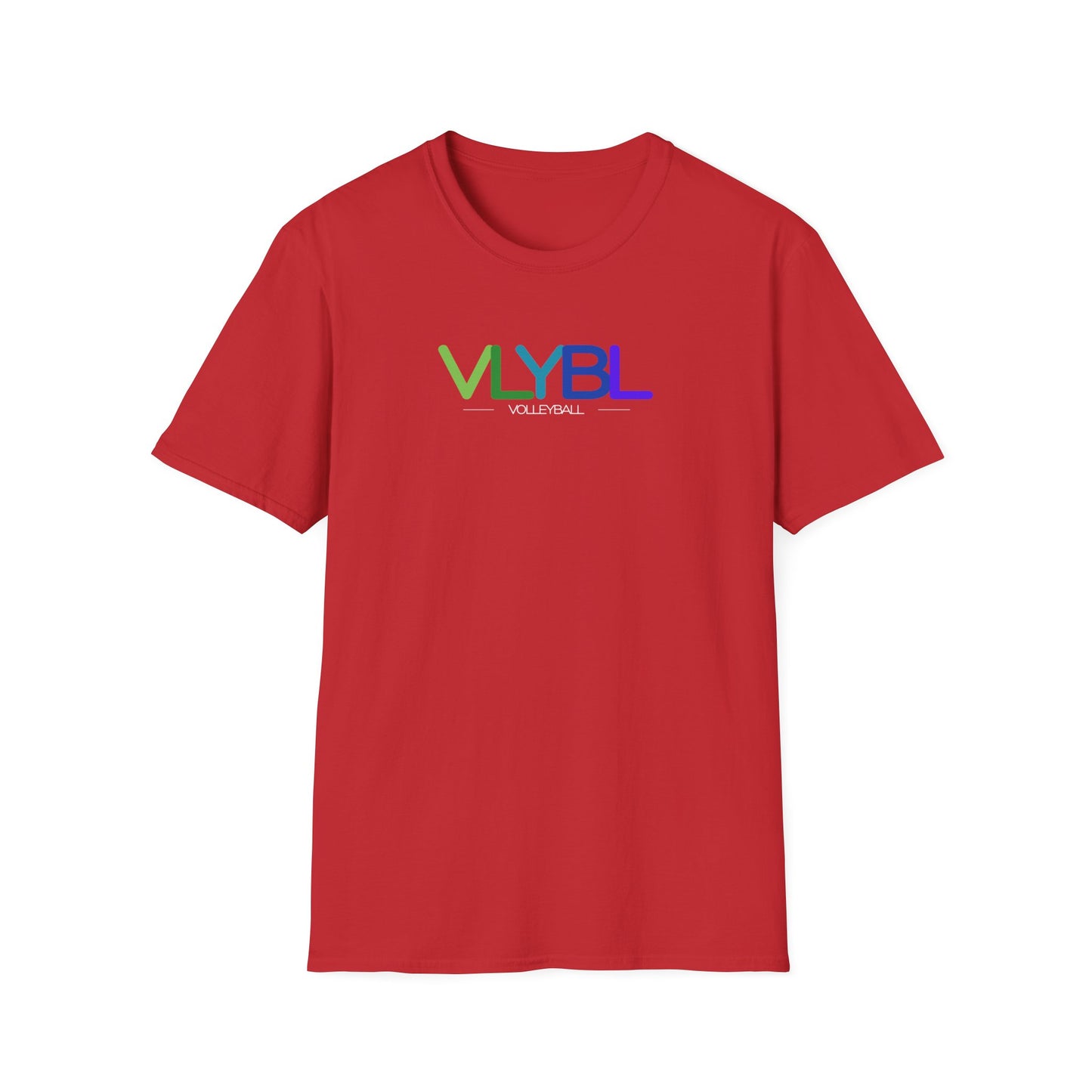 VLYBL- Volleyball (blues) - Unisex Softstyle T-Shirt