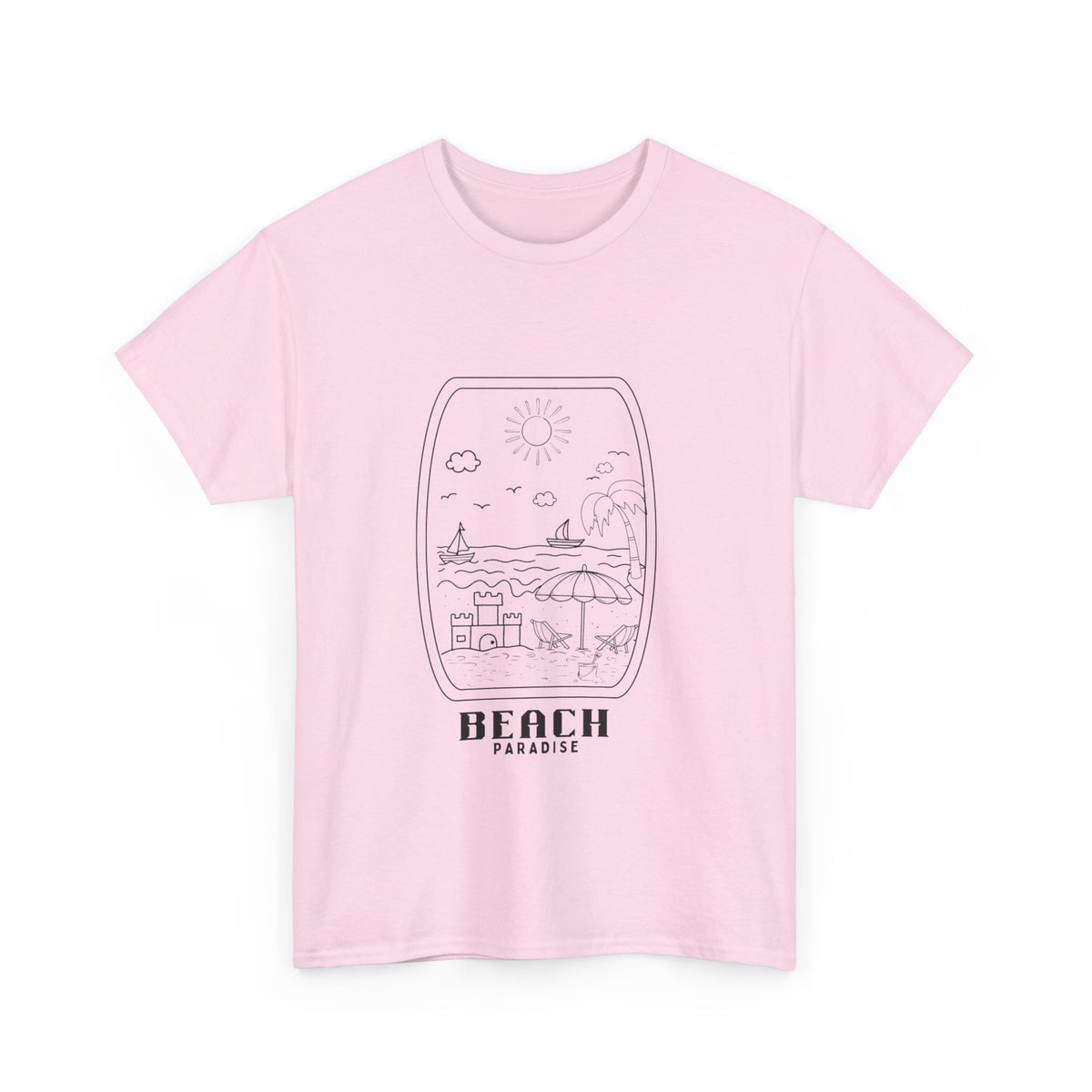 Beach Paradise - Unisex Heavy Cotton Tee