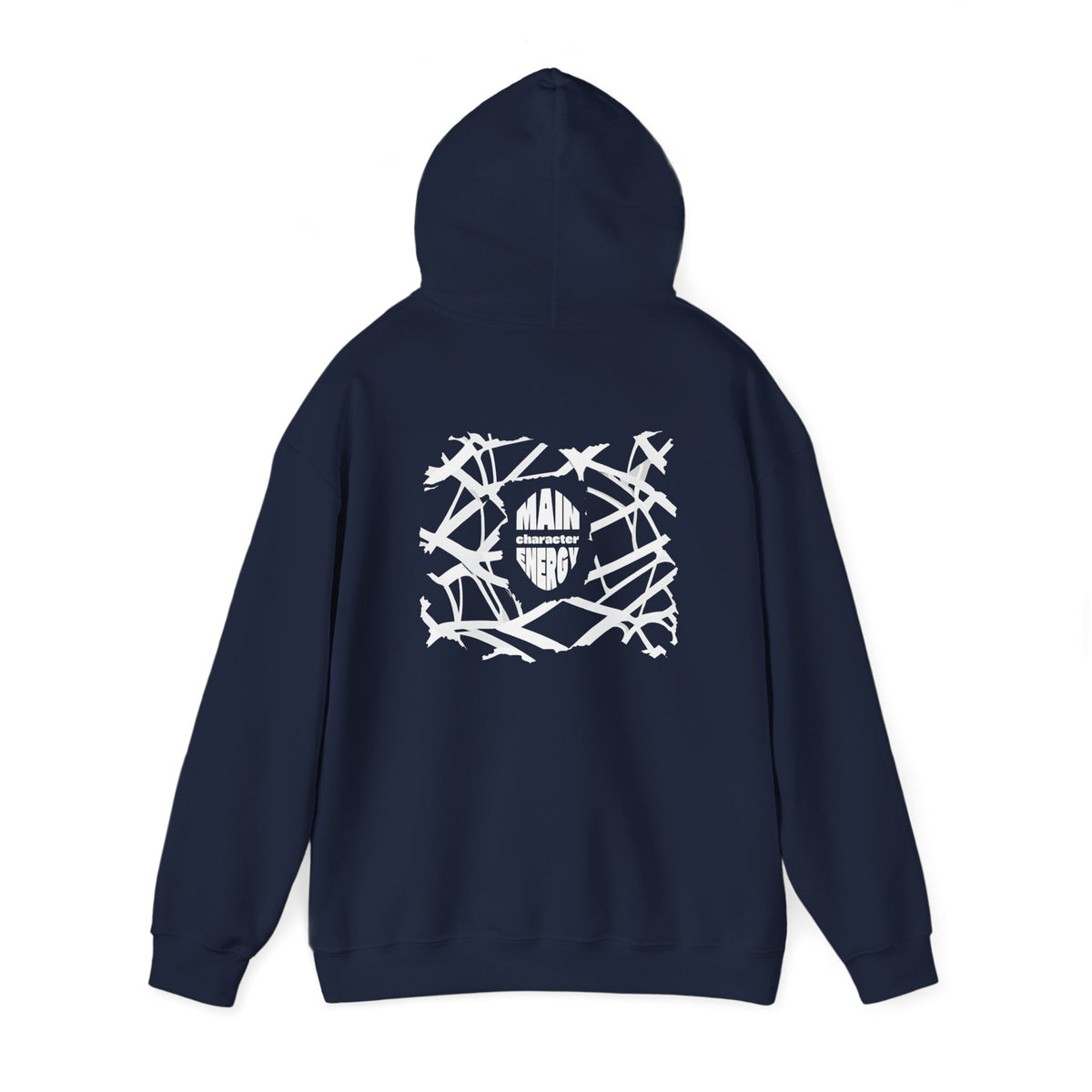 Main Character Energy (printed on back) - Modern Vibes - Unisex Heavy Blend™ Hooded Sweatshirt