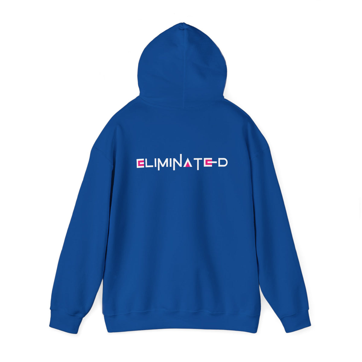 Eliminated (Squid Games) (printed on back) - Modern Vibes - Unisex Heavy Blend™ Hooded Sweatshirt
