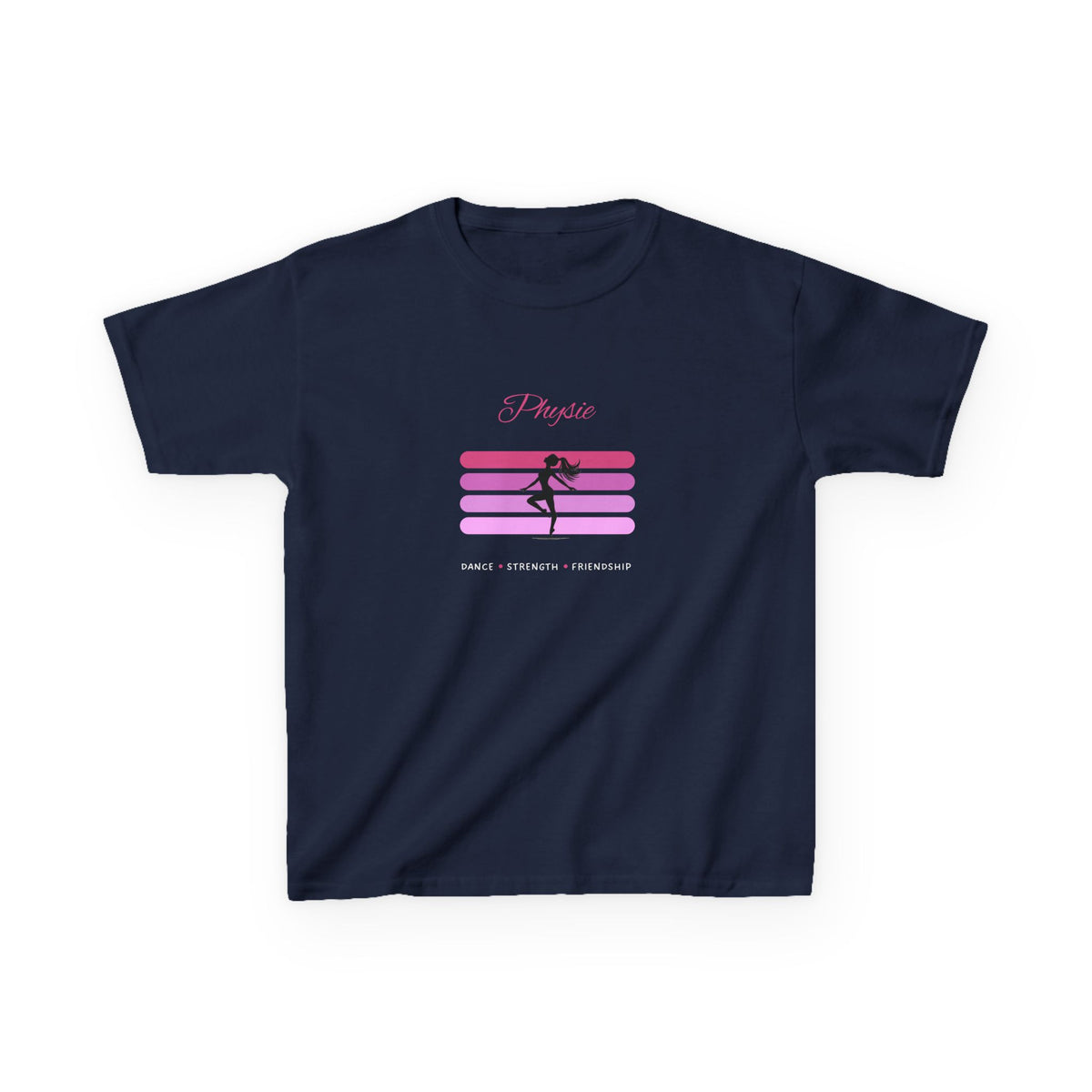 Physie. Dance. Strength. Friendship (pink) - Youth / Kids Heavy Cotton™ Tee